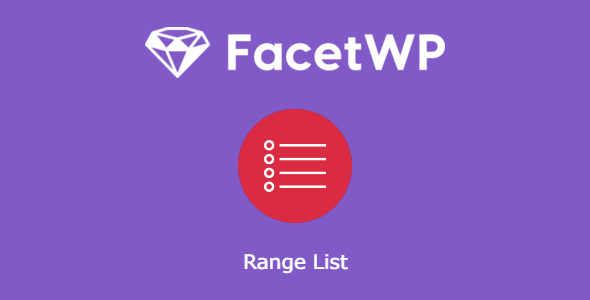 FacetWP – Range List