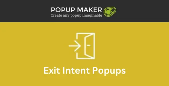 Popup Maker – Exit Intent Popups