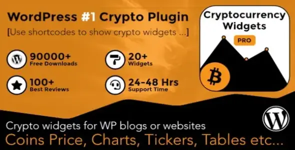 Cryptocurrency Widgets Pro – WordPress Crypto Plugin