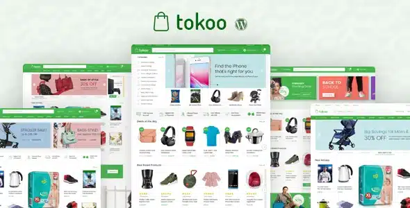 Tokoo Electronics Store Theme for Affiliates, Dropship and Multi-vendor Sites