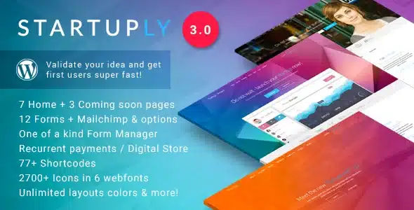 Startuply — Multi-Purpose Startup Theme