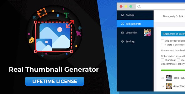 WordPress Real Thumbnail Generator – Bulk Thumbnail Generator