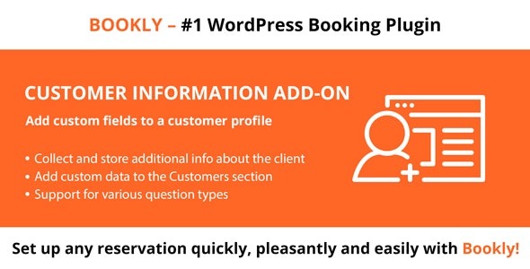 Bookly Customer Information (Add-on)