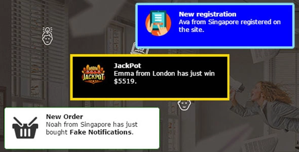Fake Notifications for Wordpress