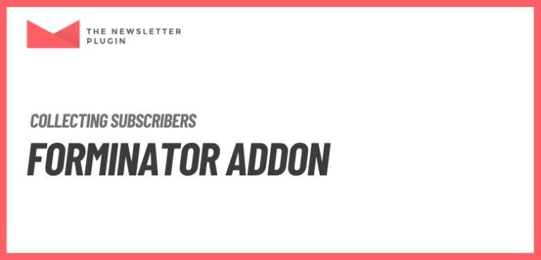 Newsletter - Forminator Addon