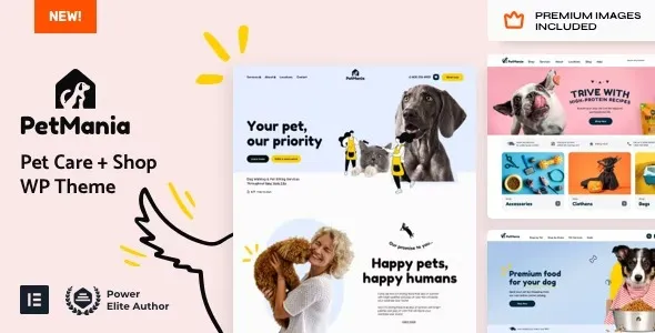 PetMania - Pet Care Shop WordPress Theme