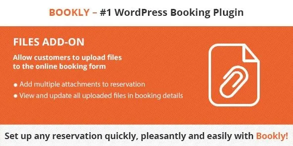 Bookly Files (Add-on)