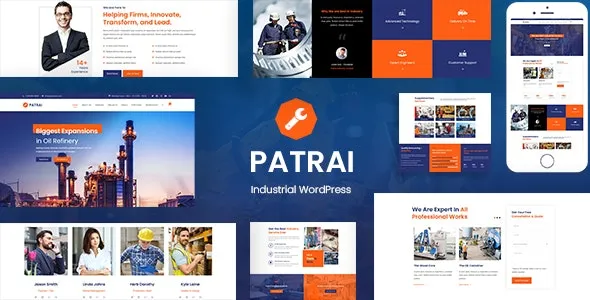 Patrai Industry  – Industrial Manufacturer WP Theme