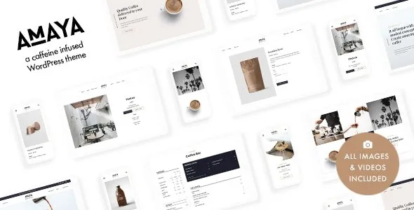 Amaya  - Coffee Shop WordPress Theme