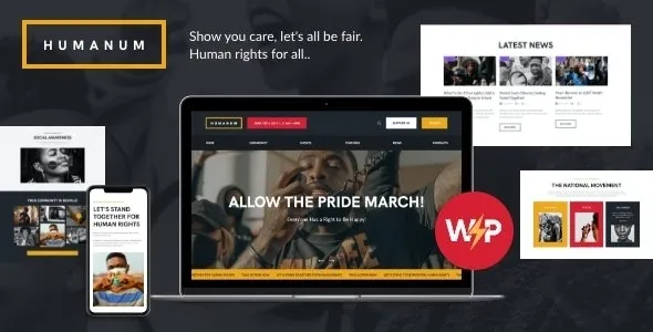 Humanum  Human Rights WordPress Theme