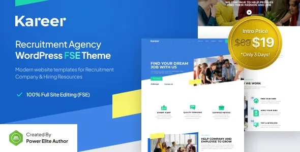Kareer  - Human Resource & Recruitment Agency FSE WordPress Theme