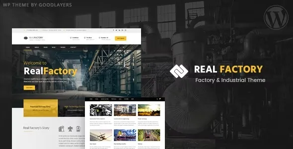 Real Factory  - Factory / Industrial / Construction Theme