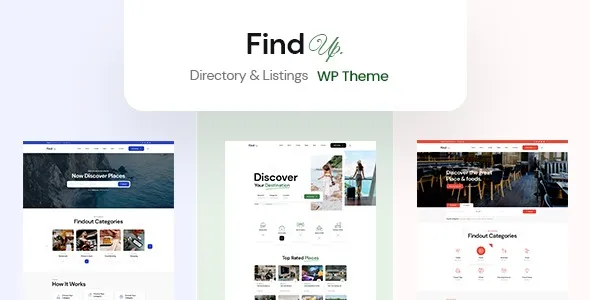 Findup  – Directory & Listing WordPress Theme + RTL