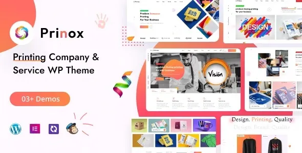 Prinox  – Printing Services WordPress Theme