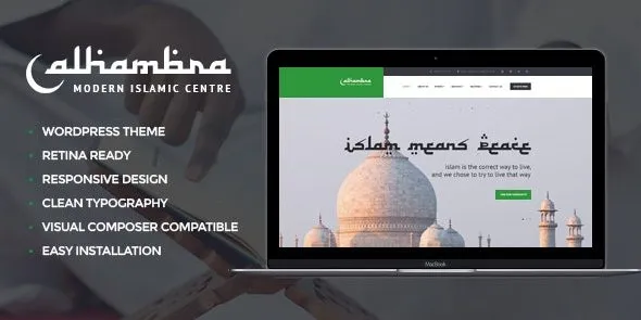 Alhambra  - Islamic Centre & Mosque WordPress Theme + RTL