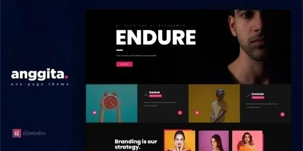 Anggita  - One Page Portfolio Theme