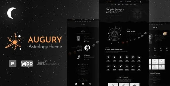 Augury  - Horoscope, Astrology WordPress Theme