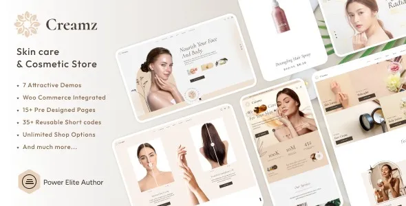 Creamz- Beauty Salon & Spa WooCommerce Theme