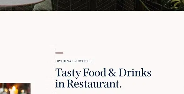 Deliciosa  - Restaurant, Cafe & Bar WordPress Theme