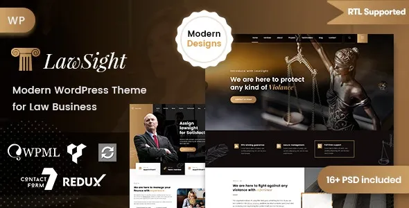 Lawsight Law & Lawyer WordPress Theme
