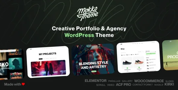 Mokko  - Creative Portfolio & Agency Theme