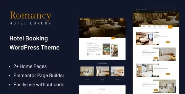 Romancy  - Hotel Booking WordPress Theme
