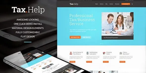 Tax Help  - Finance & Accounting Adviser WordPress Theme