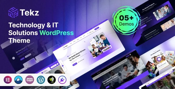 Tekz  - Technology & IT Solutions WordPress Theme