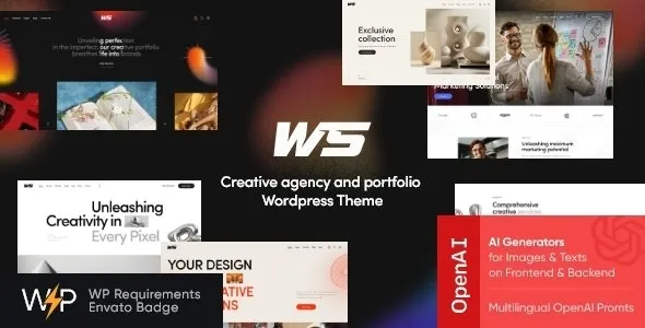 Wabi-Sabi  Creative Agency and Portfolio WordPress Theme