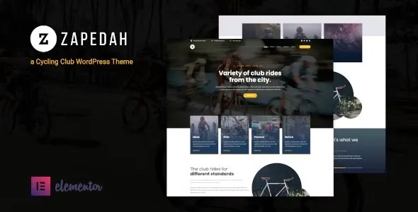 Zapedah- Cycling Club WordPress Theme