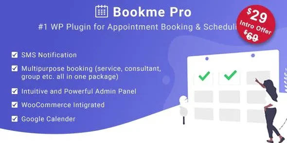 Bookme - WordPress Appointment Booking Scheduling Plugin