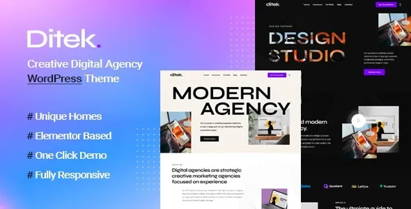 Ditek  - Digital Agency Creative Portfolio WordPress Theme