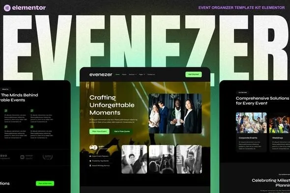 Evenizer  - Event Organizer Elementor Template Kit
