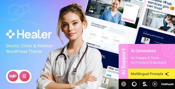 Healer  - Doctor, Clinic & Medical WordPress Theme