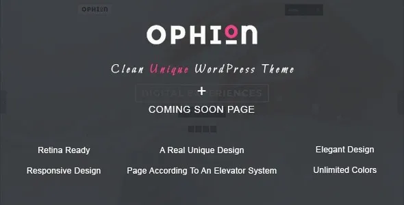 Ophion  – Clean WordPress Theme