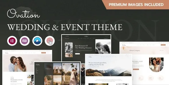 Ovation  - Wedding & Event Photography WordPress Theme