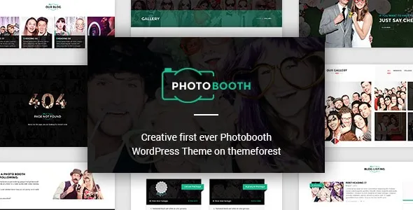 PhotoBooth  - Photography Portfolio WordPress Theme