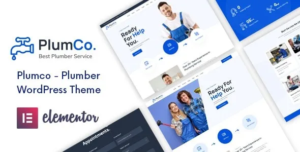 Plumco  - Plumber WordPress Theme