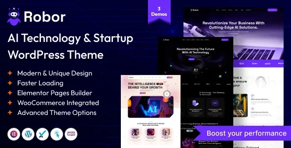 Robor  - AI and Automation Integration WordPress Theme