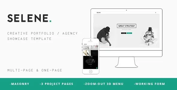 SELENE  - Creative Portfolio / Agency WP Theme