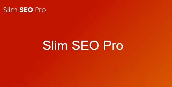 Slim SEO Pro