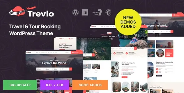 Trevlo  – Travel & Tour WordPress Theme