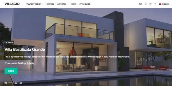 Villagio - Property Rental WordPress Theme