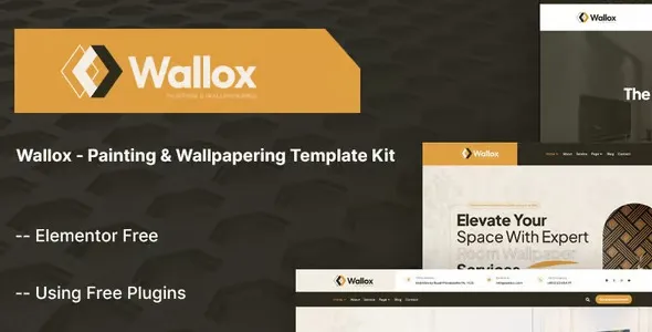 Wallox  - Painting & Wallpapering Template Kit