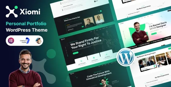 Xiomi  – Personal Portfolio WordPress Theme