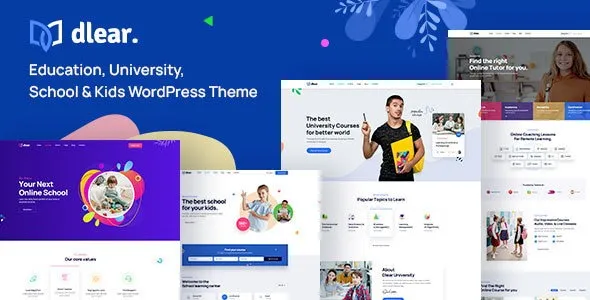 Dlear  – Education, University & School WordPress Theme