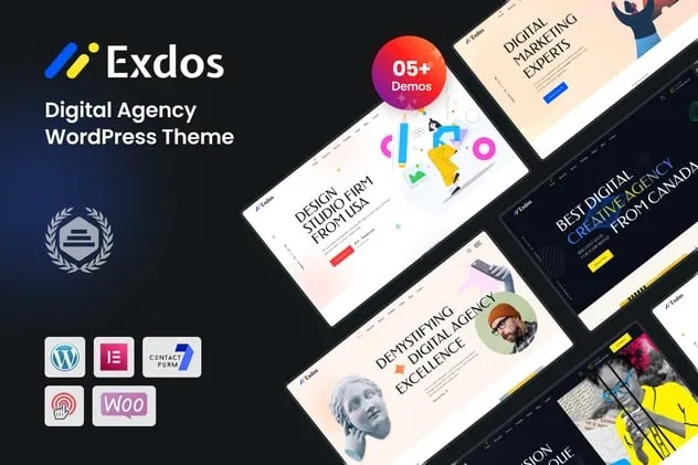 Exdos – Digital Agency WordPress Theme