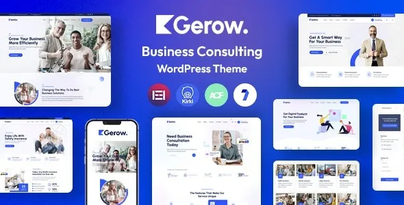 Gerow  - Business Consulting WordPress Theme