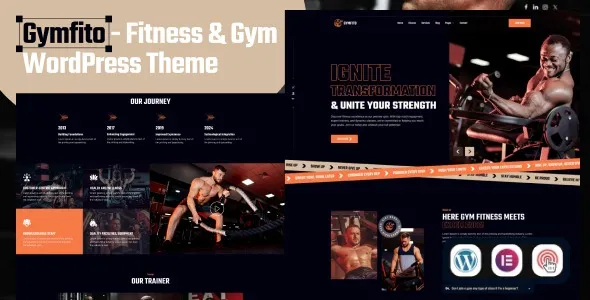 Gymfito - Fitness and Gym WordPress Theme