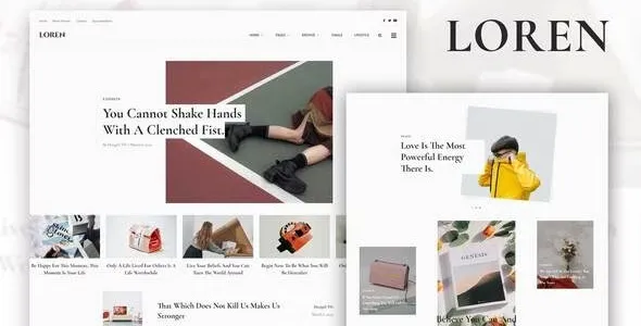 Loren - Responsive WordPress Blog Theme